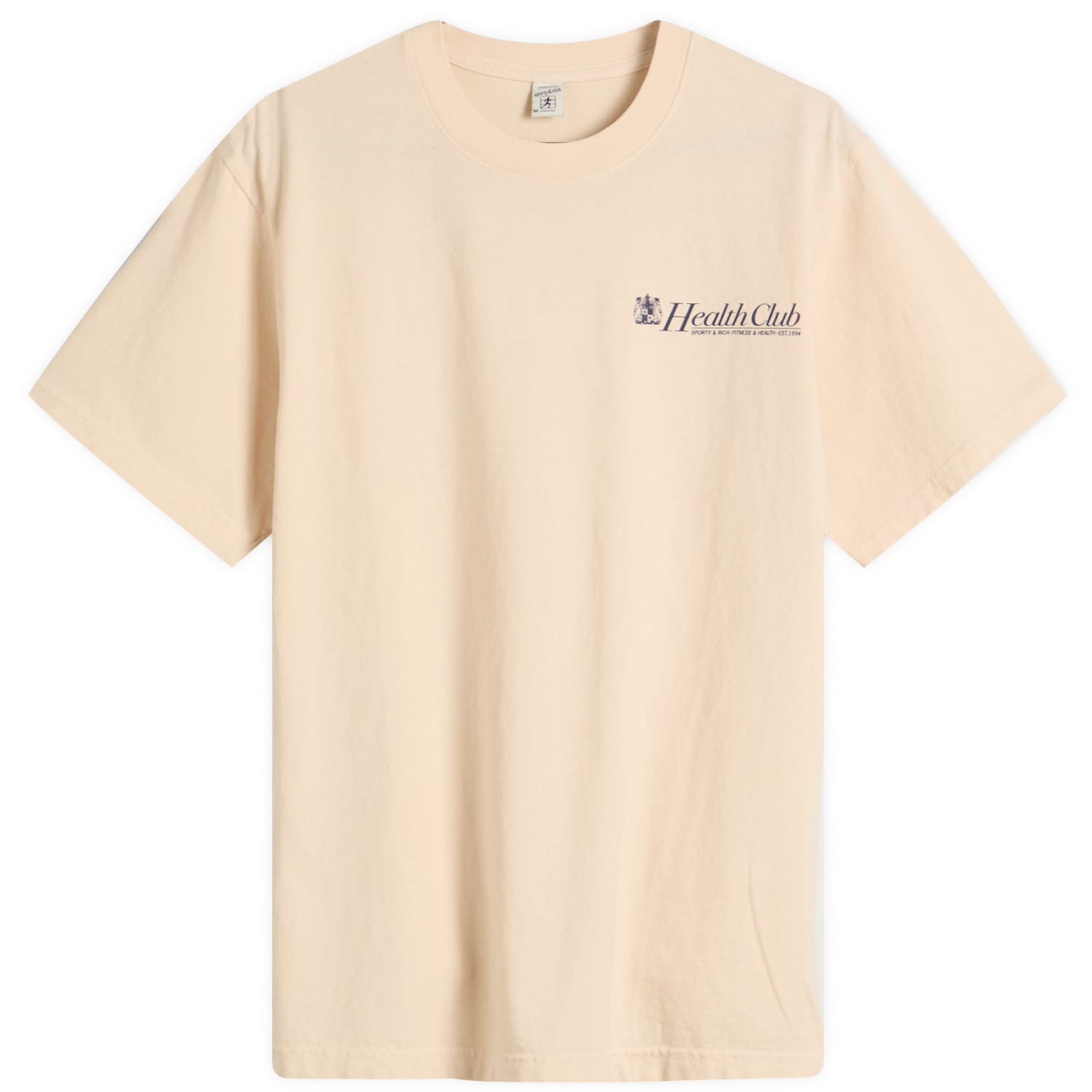 T-shirt Sporty & Rich Sporty & Rich Lion Health T-Shirt, Size Large Beige | TO043620080CR01, 0