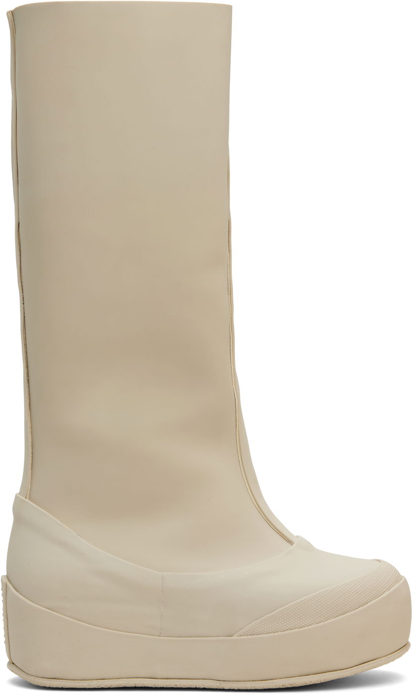 Kläder Ottolinger Ottolinger Rubber Tall Boots Beige | 2231330101