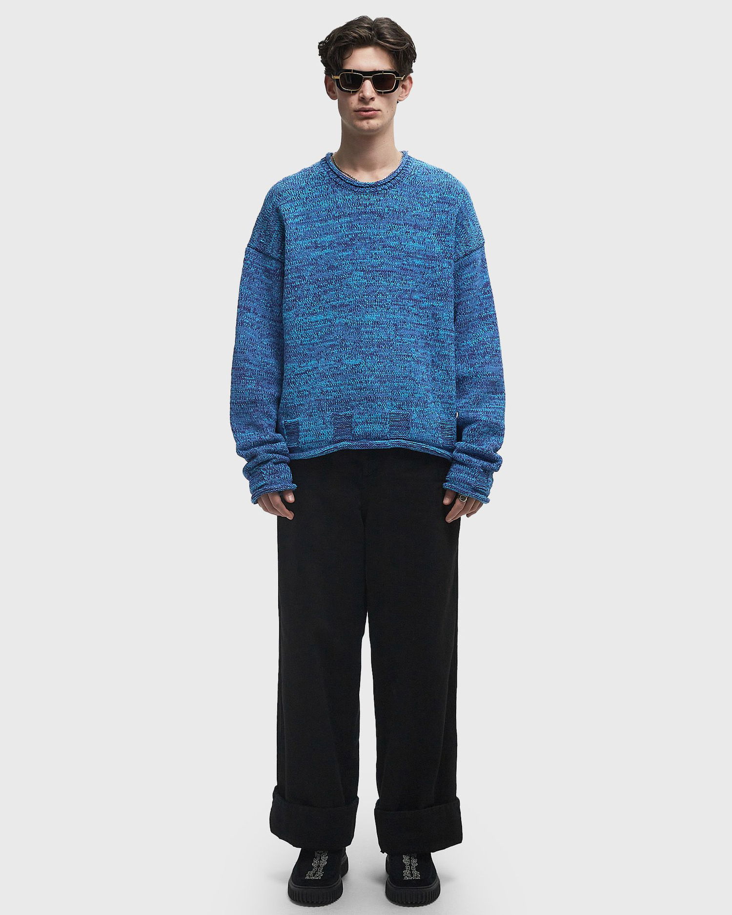 Sweater JW Anderson JW Anderson Space Dye Jumper Blå | KW1350-YN0409-825, 1