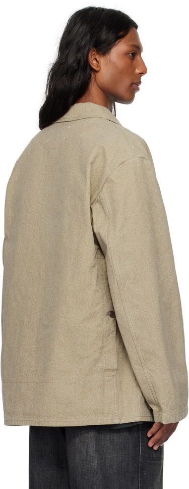 Jacka Maison Margiela Maison Margiela Cotton Caban Jacket Beige | S50AM0629 M35310, 2