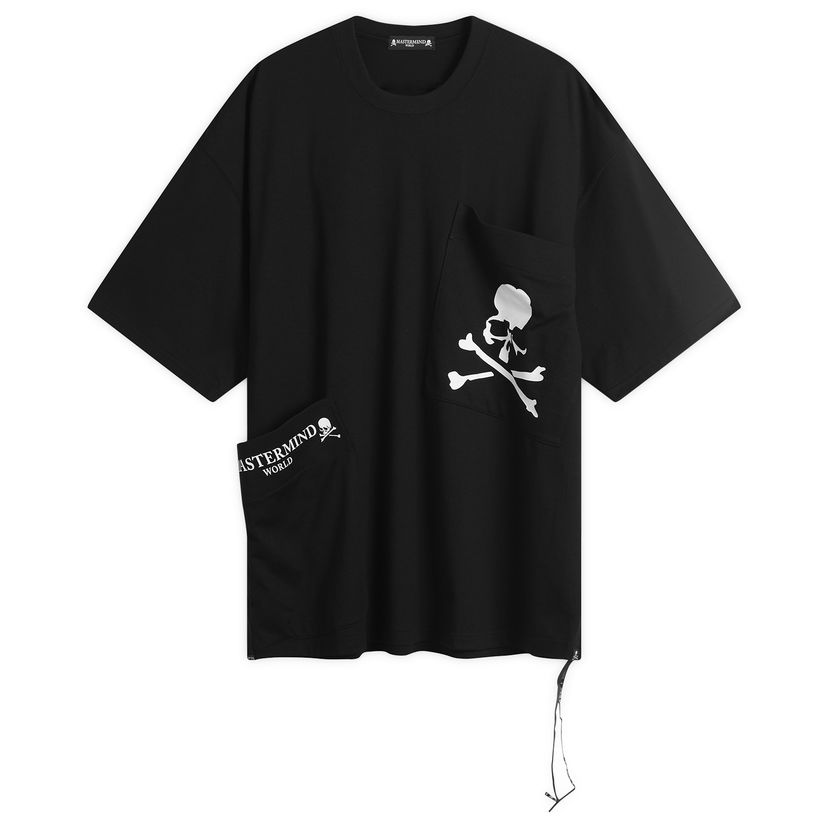T-shirt Mastermind WORLD MASTERMIND WORLD Skull & Crossbones Multi Pocket Short Sleeve T-Shirt Svart | MW25S15-TS025-012