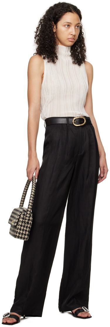 Linne Anine Bing Sleeveless Pleated Tank Top Vit | A-09-2172-100, 3