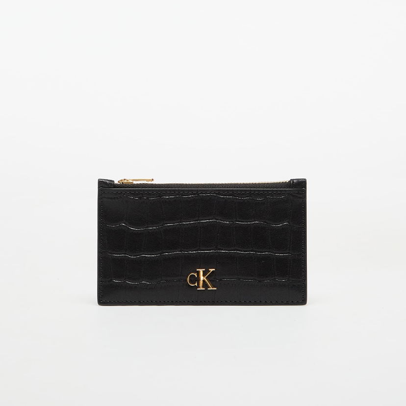 Plånbok CALVIN KLEIN Croc 6 Cc Cardcase Black Svart | LV04F1094G UB1