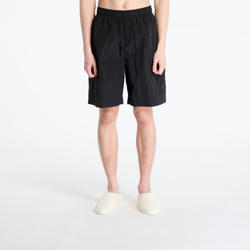 Shorts CALVIN KLEIN Calvin Klein Jeans Long Wide Boardshorts Svart | KM0KM01107 BEH
