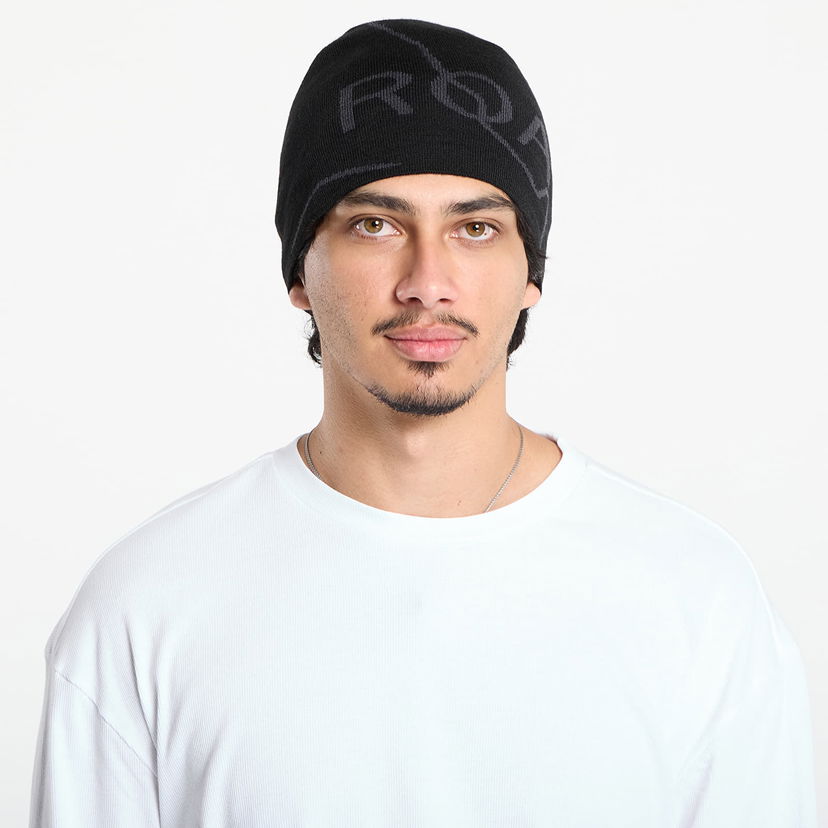 Mössa ROA ROA Logo Wool Beanie Svart | RBUW288YA12 BLK0001