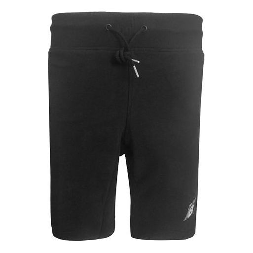 Shorts New Balance Basic Cotton Shorts Svart | AMS91578-BK