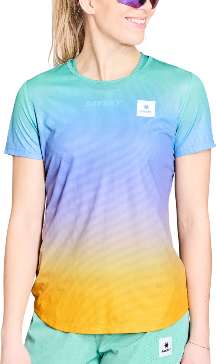 T-shirt Saysky Saysky Drip Dye Flow T-Shirt Flerfärgad | nwrss60c-1033