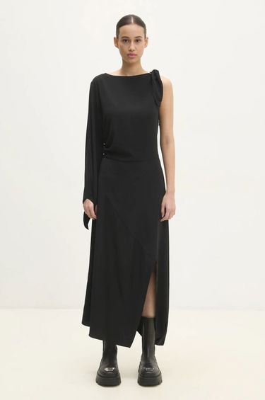 Klä Samsoe Samsoe Samsoe Samsoe One-Sleeve Maxi Dress Svart | F24400148, 0