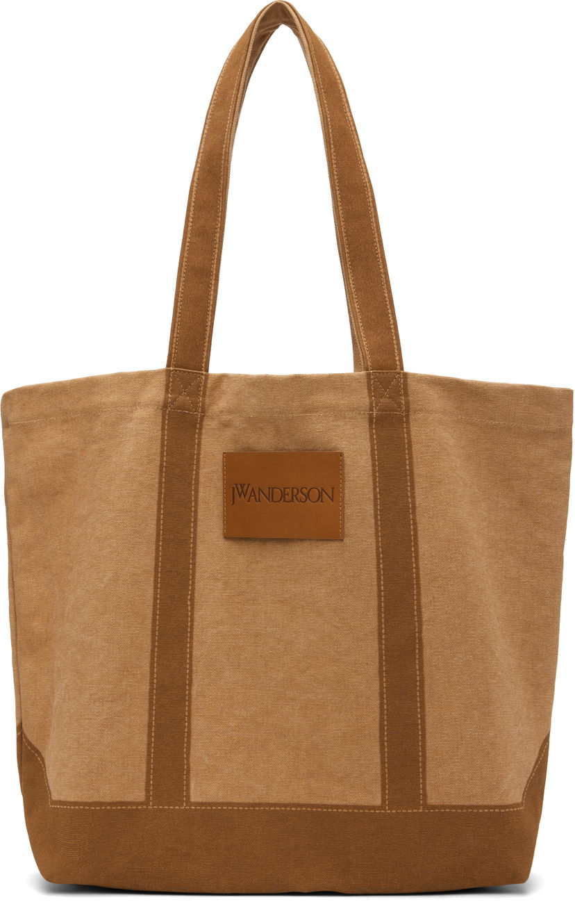 Tygpåse JW Anderson JW Anderson Canvas Tote Brun | HB0498-FA0331