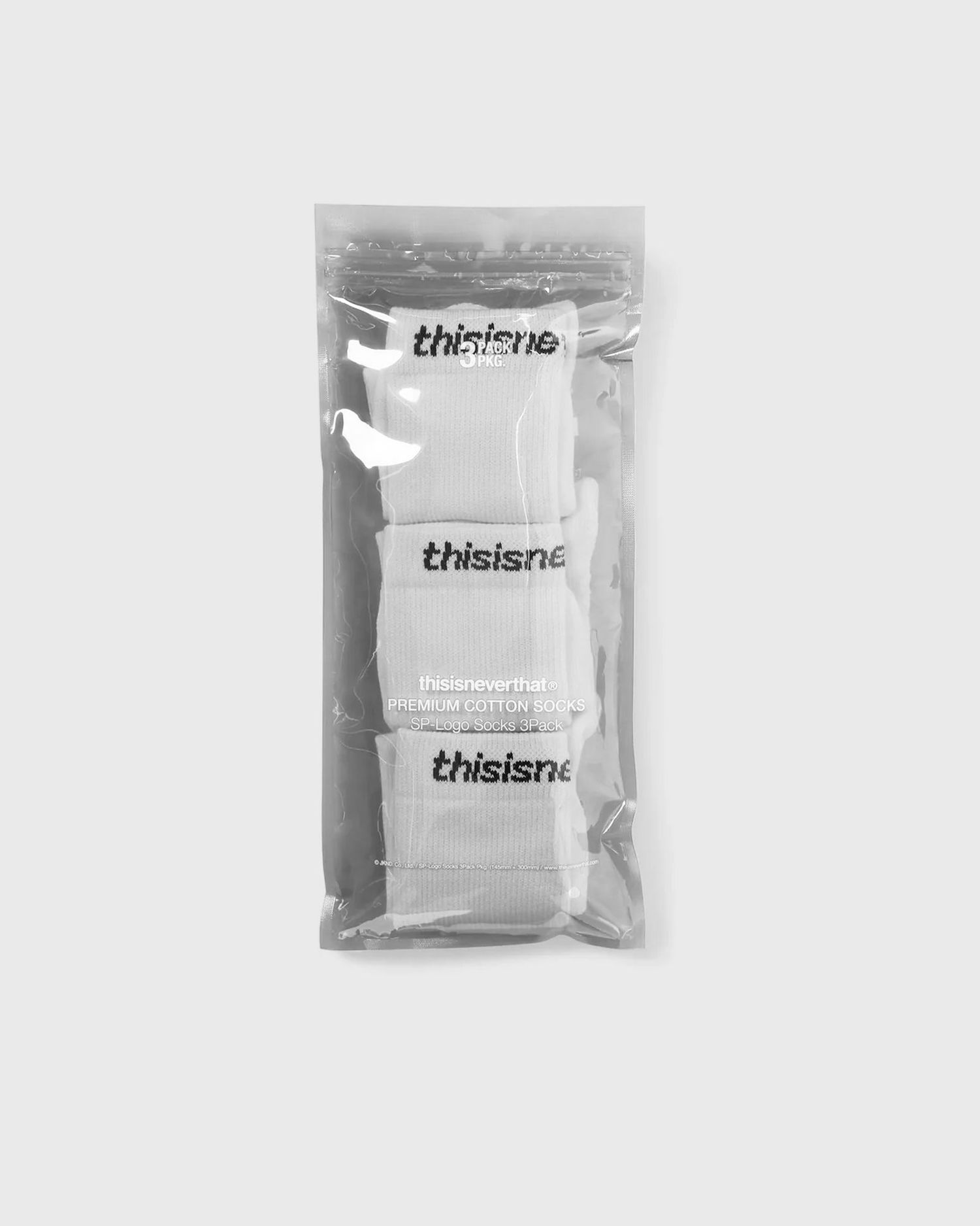 Strumpor thisisneverthat SP-Logo Socks 3-Pack Vit | TNCO0TUNSO01WHT, 1