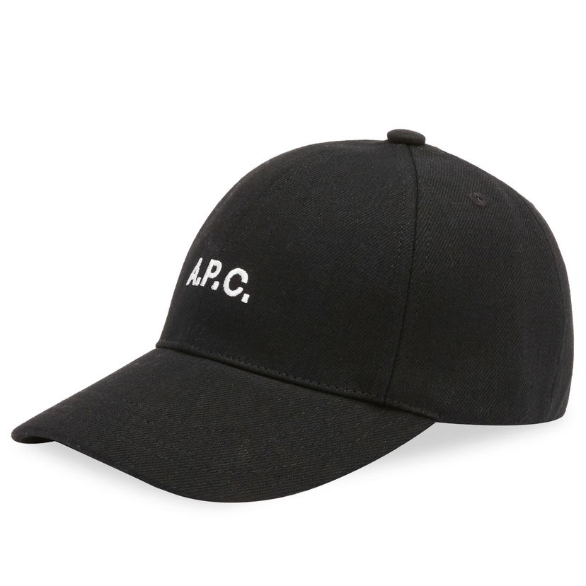 Keps A.P.C. Charlie Cap, Size Medium Svart | COZZS-M24069-LZZ