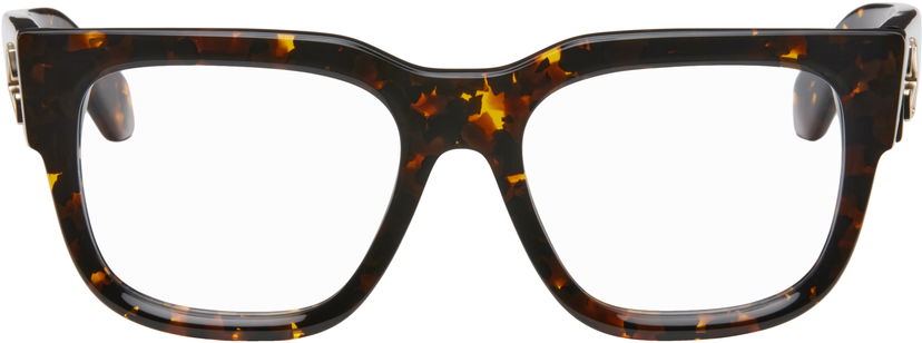Solglasögon Off-White Off-White Style 8C Tortoise Shell Glasses Brun | OERJ08CS25PLA0016000