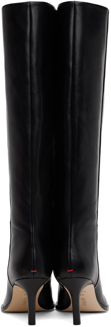 Kläder Aeyde Aeyde Tula Leather Tall Boots Svart | A11-KB-TULP75ST95-FW24-800-001, 1
