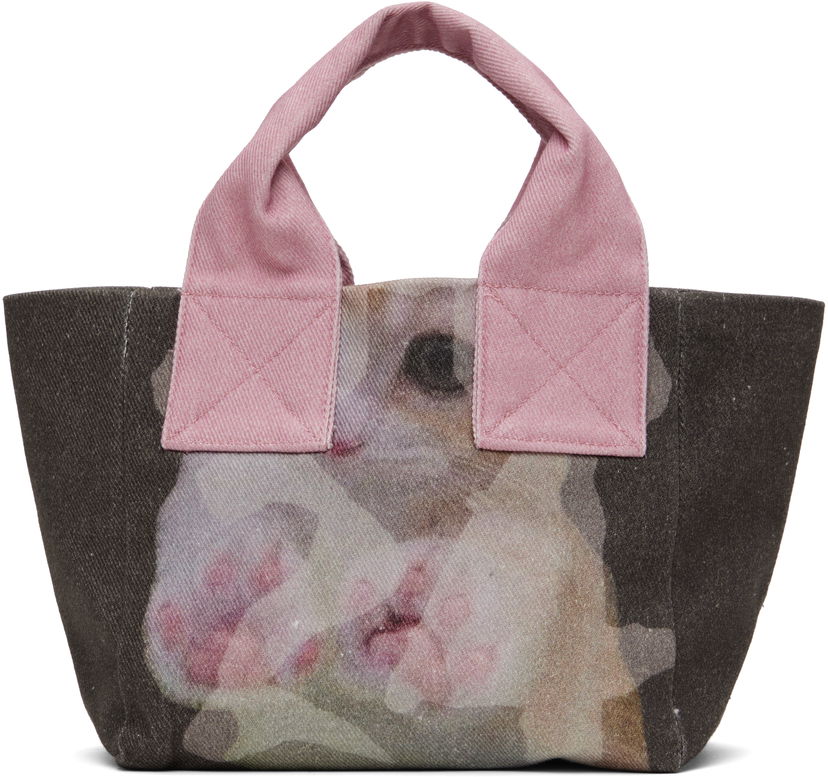 Tygpåse Ottolinger Ottolinger Mini Tote Brun | 12890032801