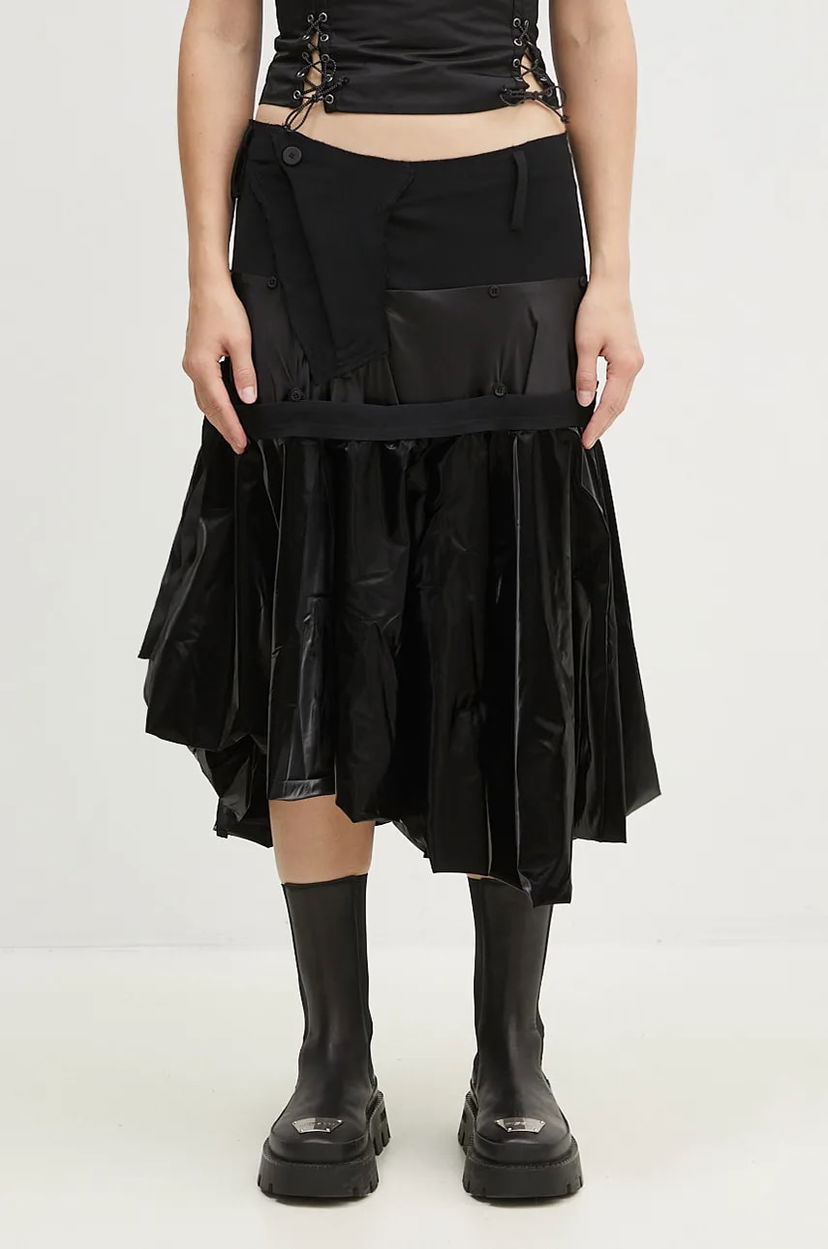 Kjol Ottolinger Ottolinger Layered Balloon Mini A-Line Skirt Svart | 1110401921