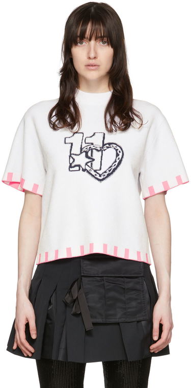 Sweater We11done We11done Viscose Knit Top Vit | WD-KT1-22-641-W-PK, 0