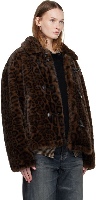Jacka Andersson Bell Andersson Bell Leopard Fur Duffle Jacket Brun | awa735u, 1