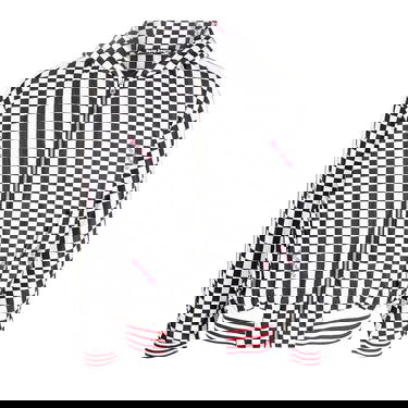 Sweatshirt Palm Angels Damier Puffed Hoodie Jacket Grå | PMEA225F22FAB0011025, 1