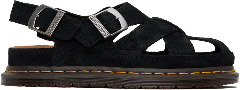 Skovård Dr. Martens Dr. Martens Archive Fisherman Suede Sandals Svart | 40787001