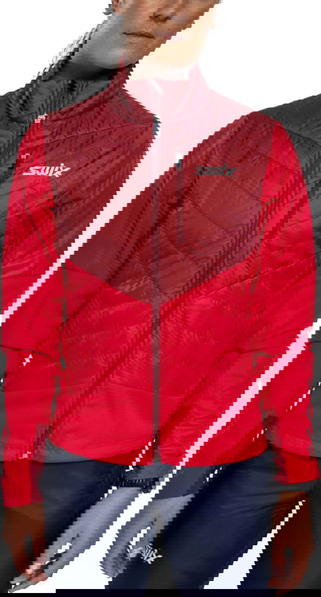 Väst SWIX Swix Dynamic Hybrid Insulated Jacket Röd | 10086-23-94306