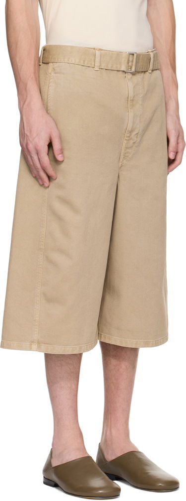 Shorts LEMAIRE Lemaire Twisted Denim Shorts Beige | PA1107 LD1042, 1