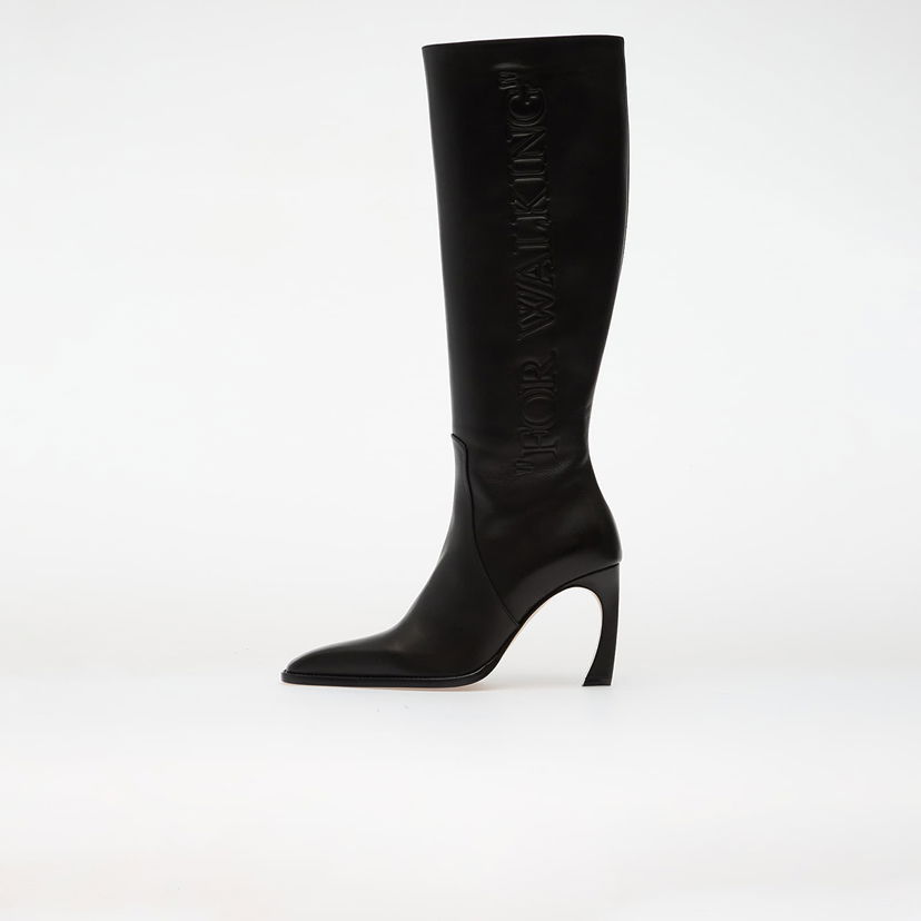 Sneakers och skor Off-White For Walking Loop Boot Black/ White Svart | OWIE04LF25LEA0011001