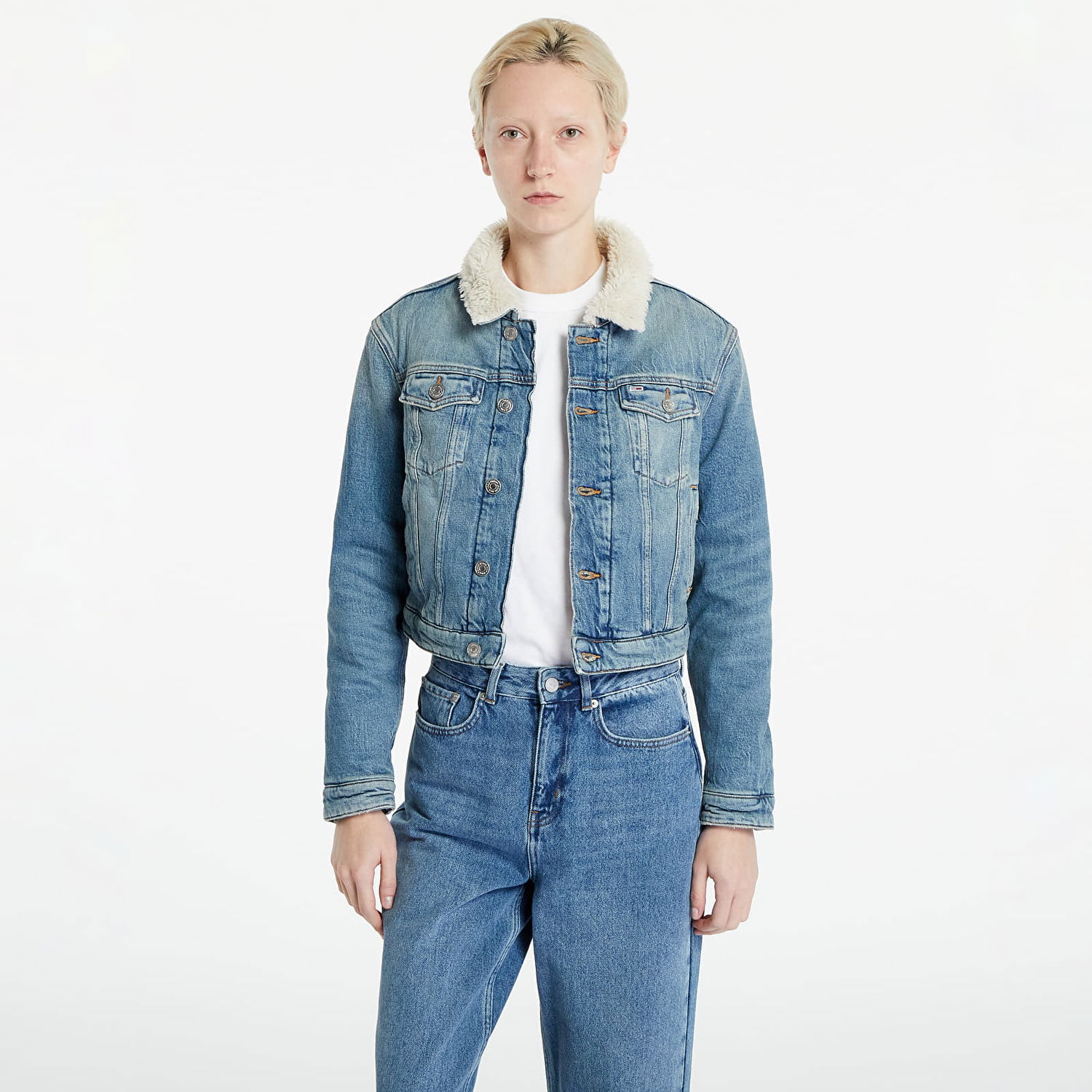 Jacka Tommy Hilfiger Tommy Jeans Izzie Slm Jacket Ted Mörkblå | DW0DW16833 1A5, 0