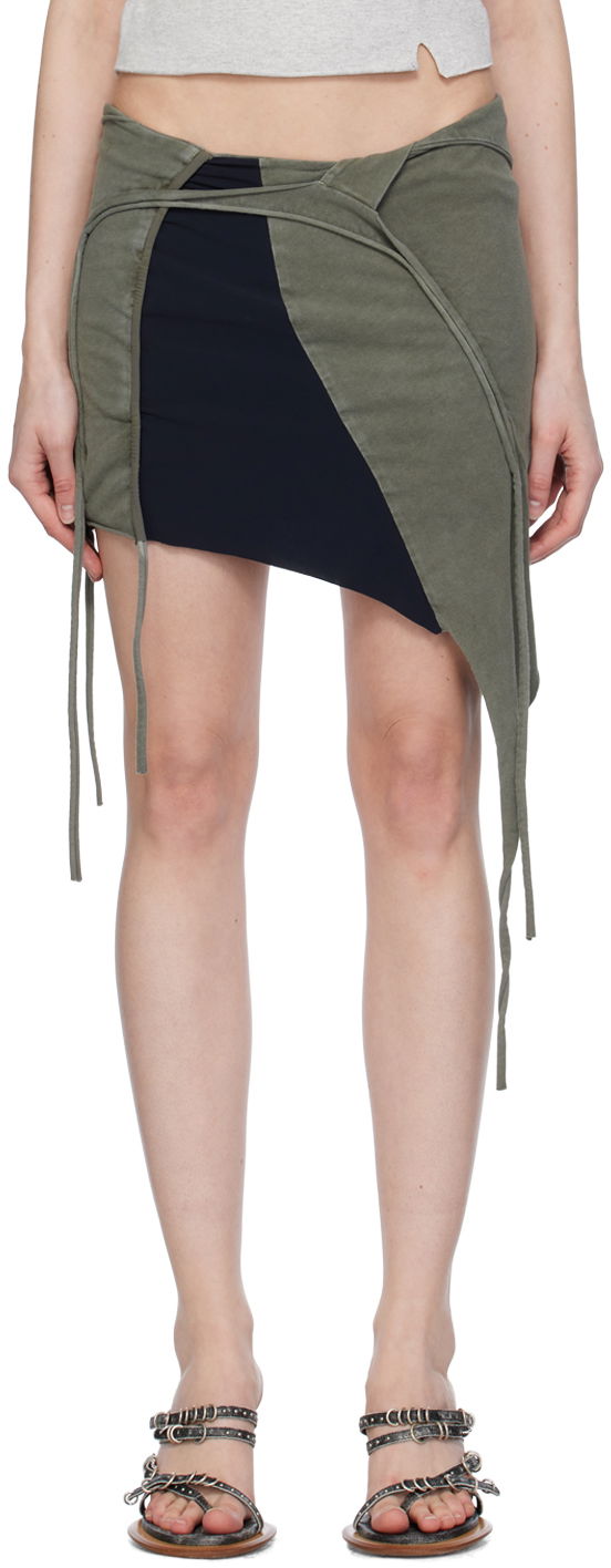 Kjol Ottolinger Ottolinger Asymmetrical Miniskirt Svart | 405206