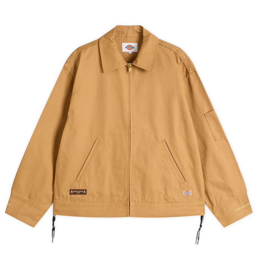 Jacka Mastermind WORLD Mastermind World x Dickies Duck Jacket, Size Large Beige | MJ25C14-BL101-1