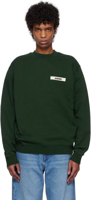 Sweatshirt Jacquemus Les Classiques 'Le Sweatshirt Gros Grain' Sweatshirt Beige | 24E245JS206-2036, 4