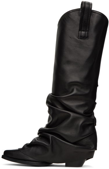 Klä R13 R13 Mid Cowboy Sleeve Boots Svart | R13S0107-S001A, 2
