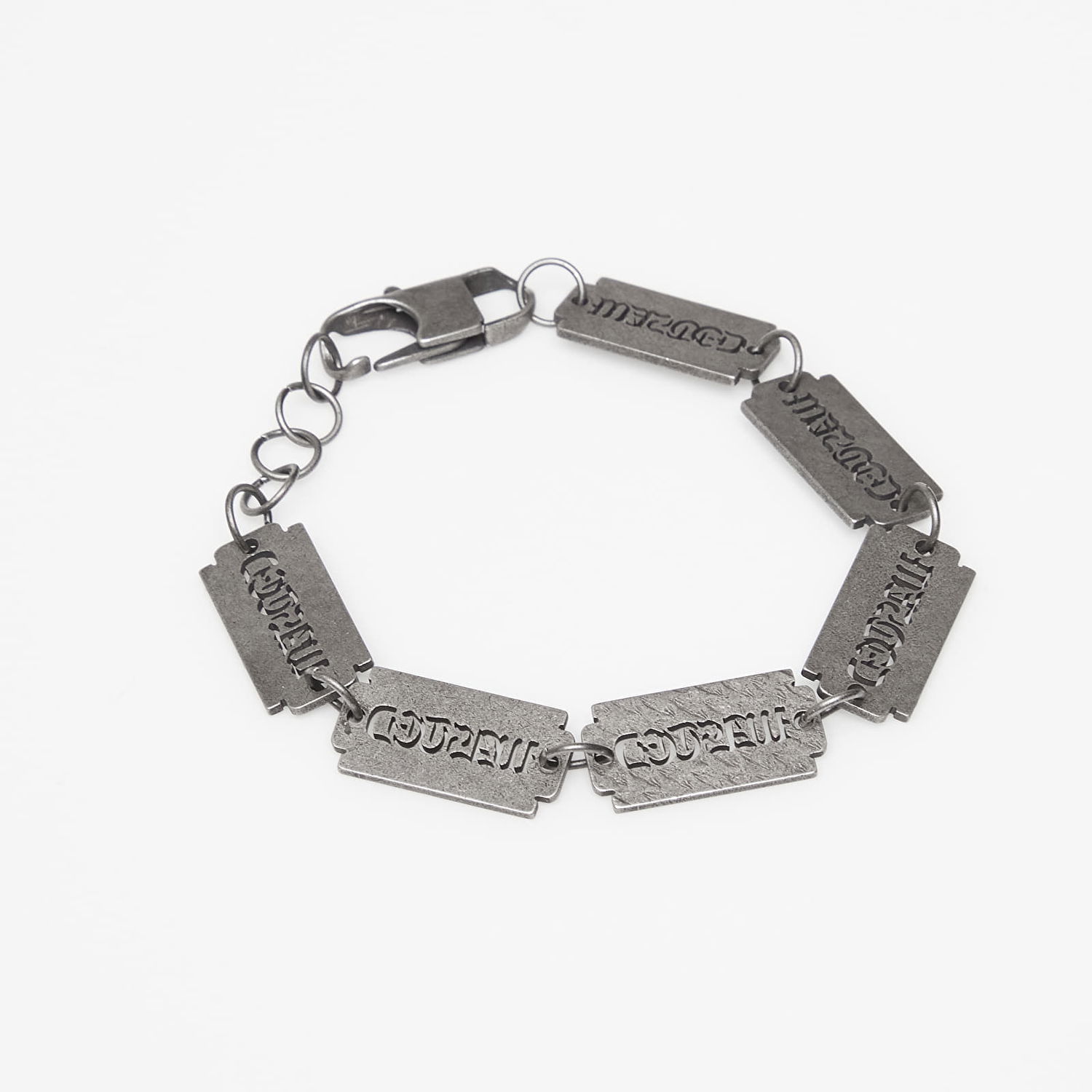 Armband Wasted Paris Wasted U Sharp Razor Blade Bracelet Grå | WP_000312, 1