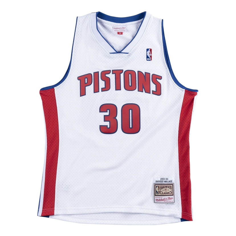 Jersey Mitchell & Ness Swingman Rasheed Wallace Detroit Pistons Home Jersey Vit | SMJYGS18166-DPIWHIT03RWA