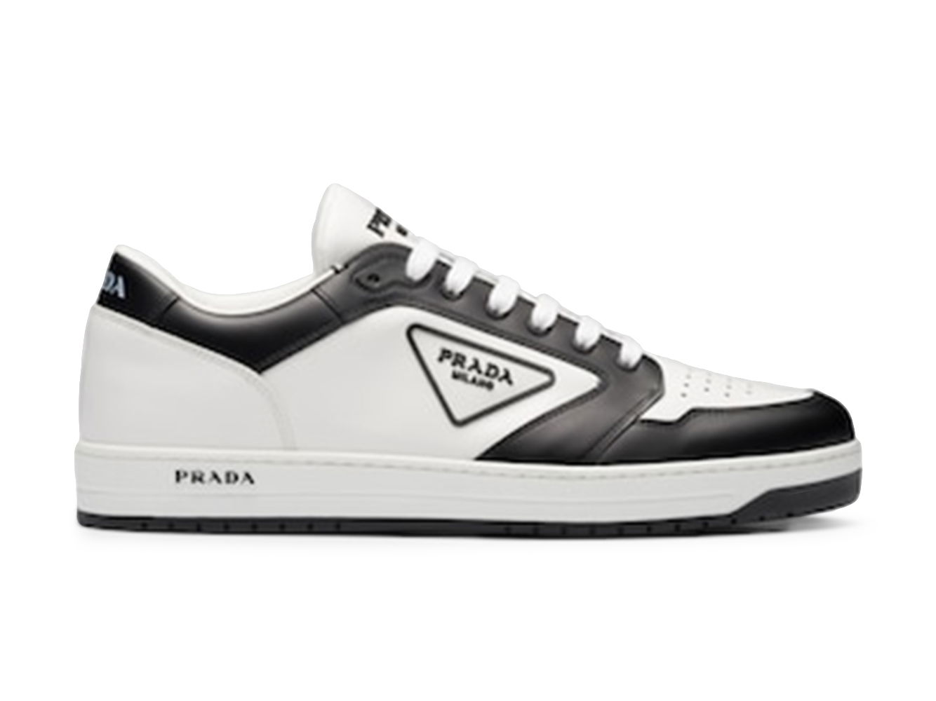 Sneakers och skor Prada District Leather 'White Black White' Vit | 2EE363_3LJ6_F0964, 0