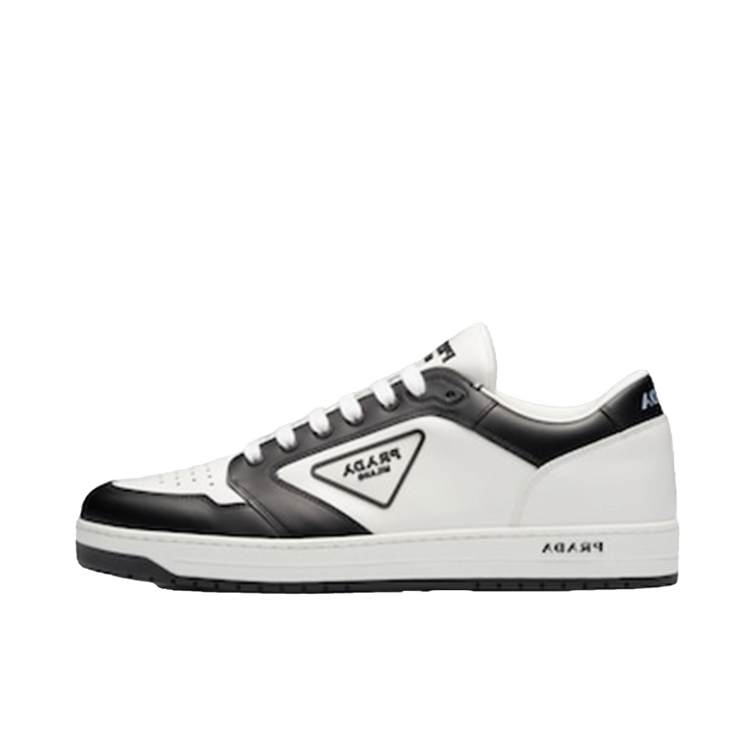 Sneakers och skor Prada District Leather 'White Black White' Vit | 2EE363_3LJ6_F0964