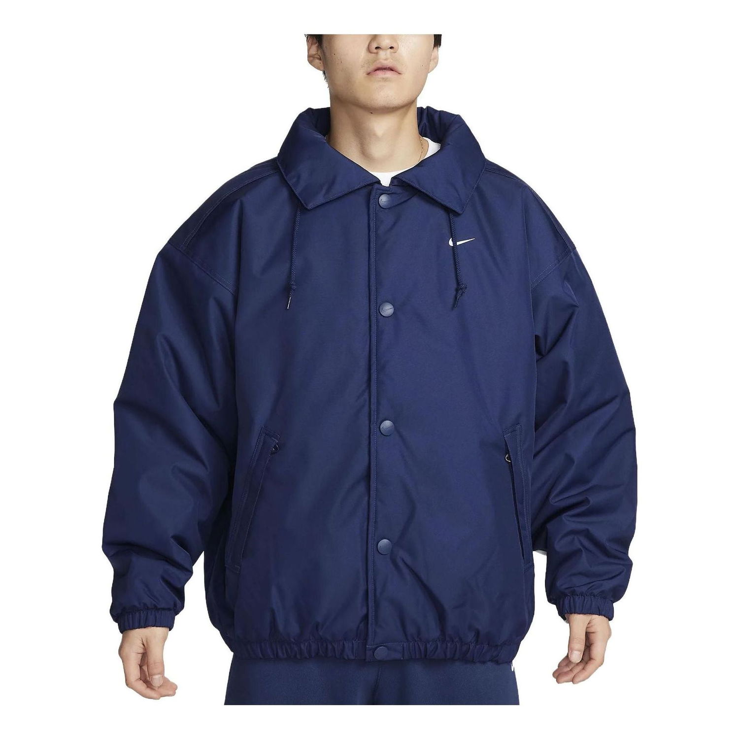 Parkas Nike Sportswear Solo Swoosh Puffer Jacket Blå | FB7853-410, 0