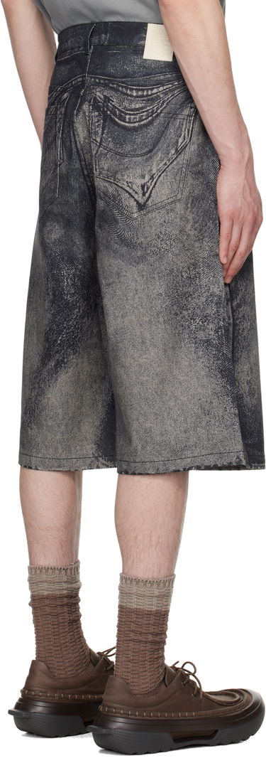 Shorts Camper Camperlab Trompe-L'œil Denim Shorts Blå | AU00007-003, 2