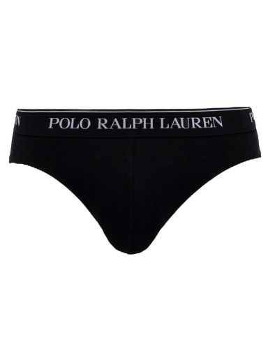 Boxare Polo by Ralph Lauren Pack Of 3 Logo Waistband Briefs Svart | 714835884002