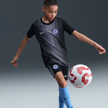 Jersey Nike Chelsea FC 2025/26 Stadium Dri-FIT Short Sleeve Soccer Jersey Svart | HJ5248-011, 3
