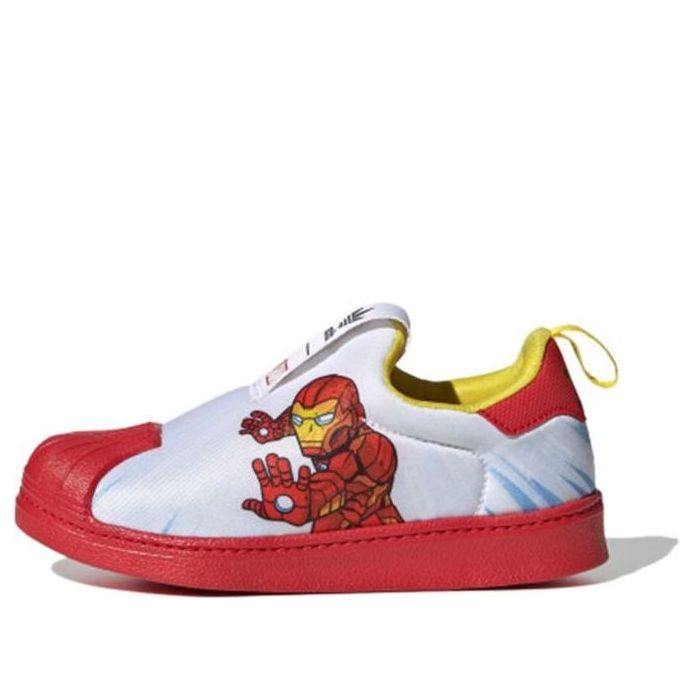 Kläder adidas Originals Marvel x Superstar 360 Iron Man Vit | FX4880