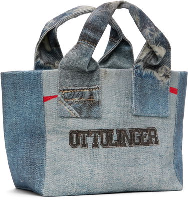 Tygpåse Ottolinger Ottolinger Mini Denim Tote Bag Blå | 12890052801, 1