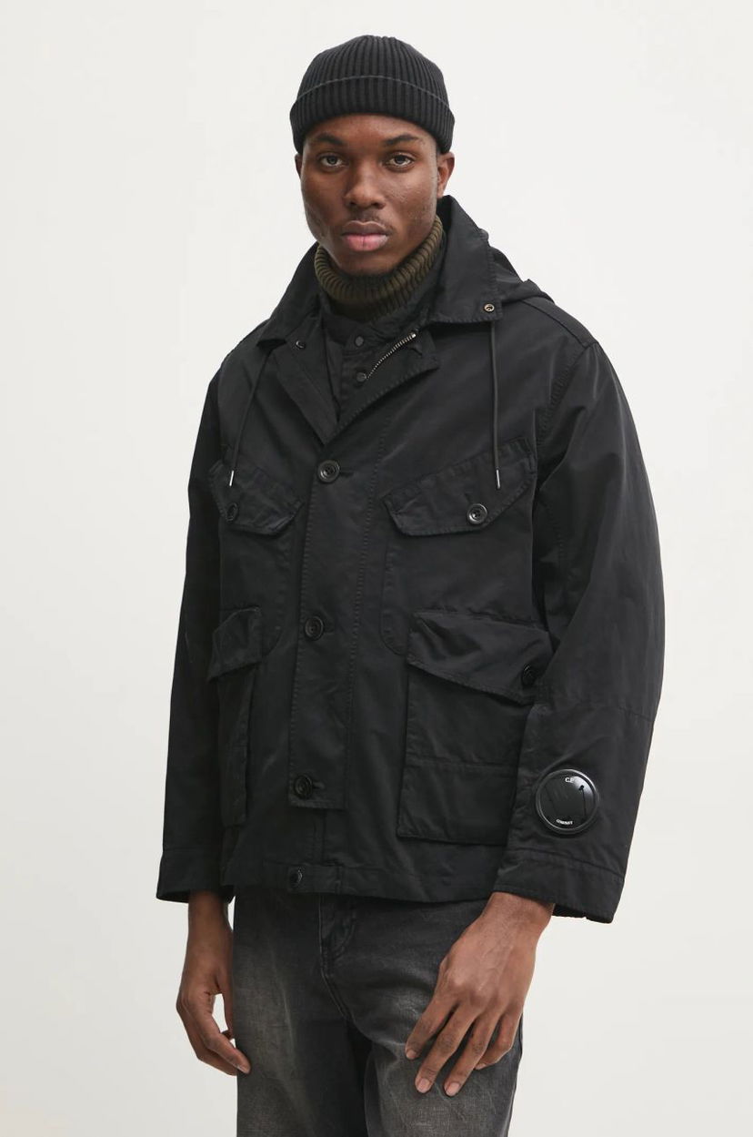 Vindjacka C.P. Company Micro Kei Hooded Jacket Svart | 17CMOW224A110089G