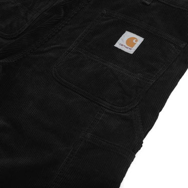 Byxor Carhartt WIP Single Knee Pant "Black rinsed" Svart | I028627_89_02, 7