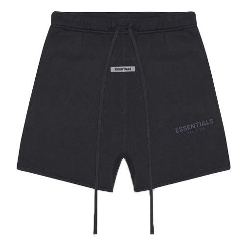 Shorts Fear of God Essentials FW20 Sweatshorts Svart | 160250500076001