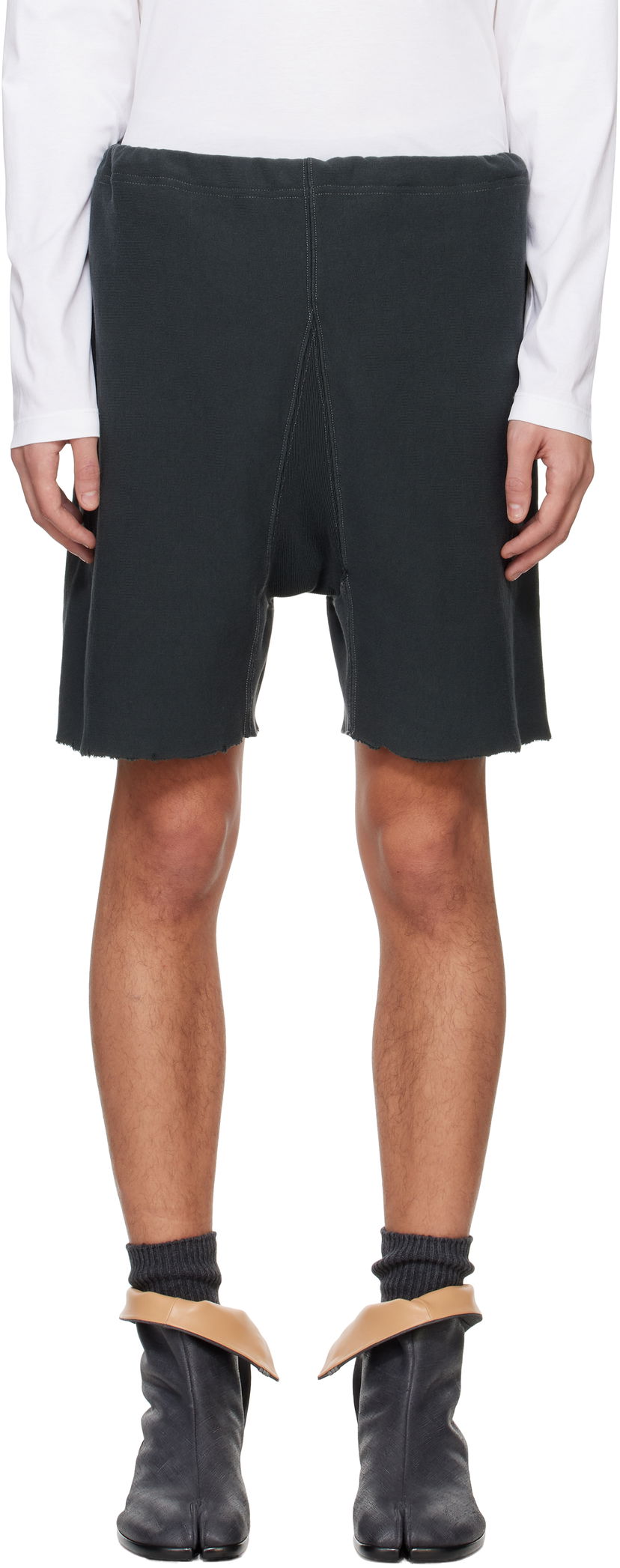 Shorts Maison Margiela Maison Margiela Raw Edge Shorts Grön | S50MU0085 M25019