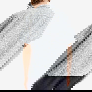 Skjorta Portuguese Flannel Portuguese Flannel Pascal Jacquard Vacation Shirt Blå | SS25-070-SKB, 3