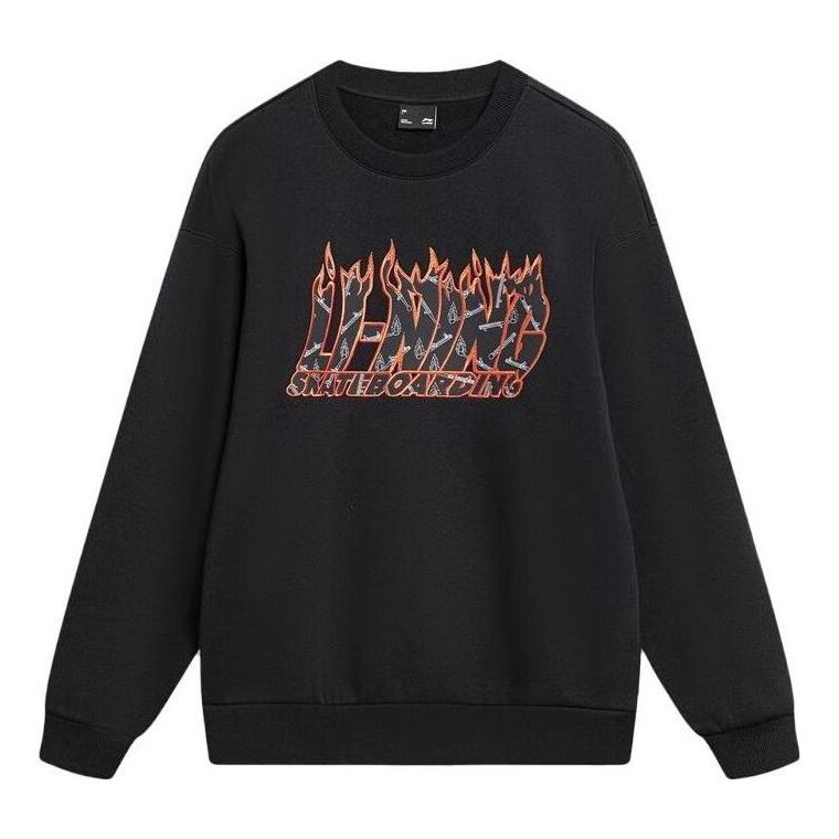 Sweater Li-Ning Phil Hackett Graphic Loose Fit Sweatshirt Svart | AWDT949-1