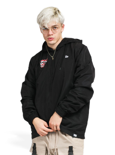 Vindjacka New Era NBA Seasonal Infill Print Windbreaker Bulls Svart | 12869800