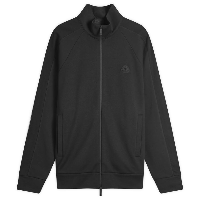 Jacka Moncler Cotton Fleece Zip-Up Jacket, Size Large Svart | 8G000-12-89AZY-999
