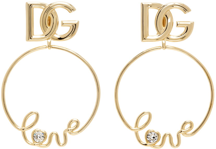 Örhängen Dolce & Gabbana Gold Drop Earrings Metallisk | WEP2L8 W1111